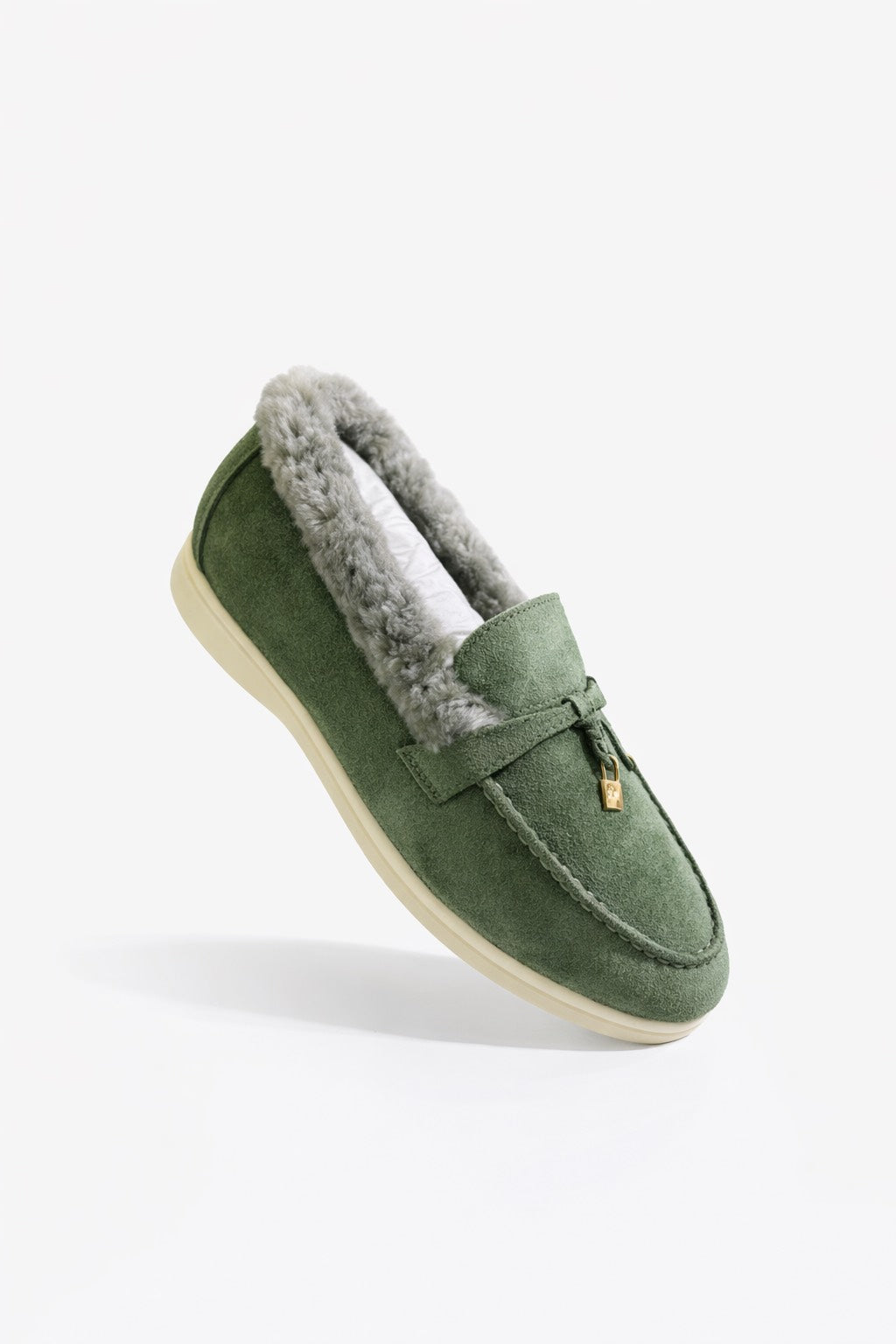 Loro Piana suede loafer